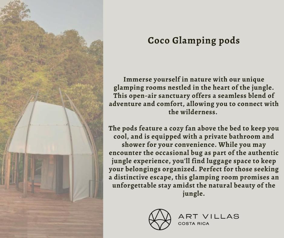 Art Villas Costa Rica, Villas & Glamping Uvita Buitenkant foto