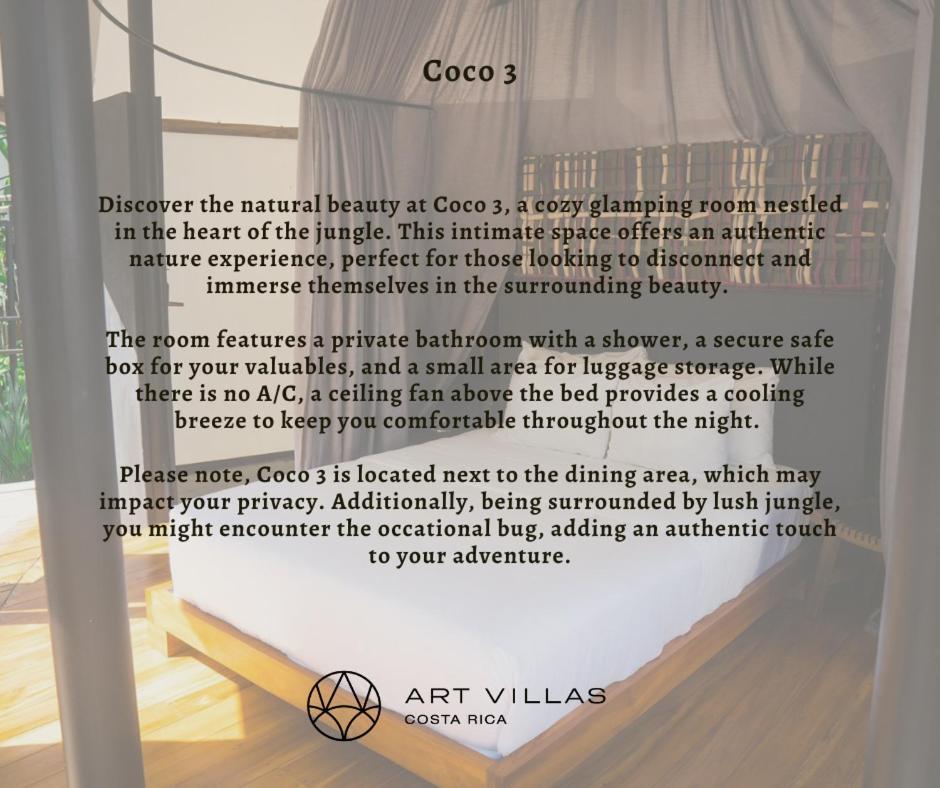 Art Villas Costa Rica, Villas & Glamping Uvita Buitenkant foto