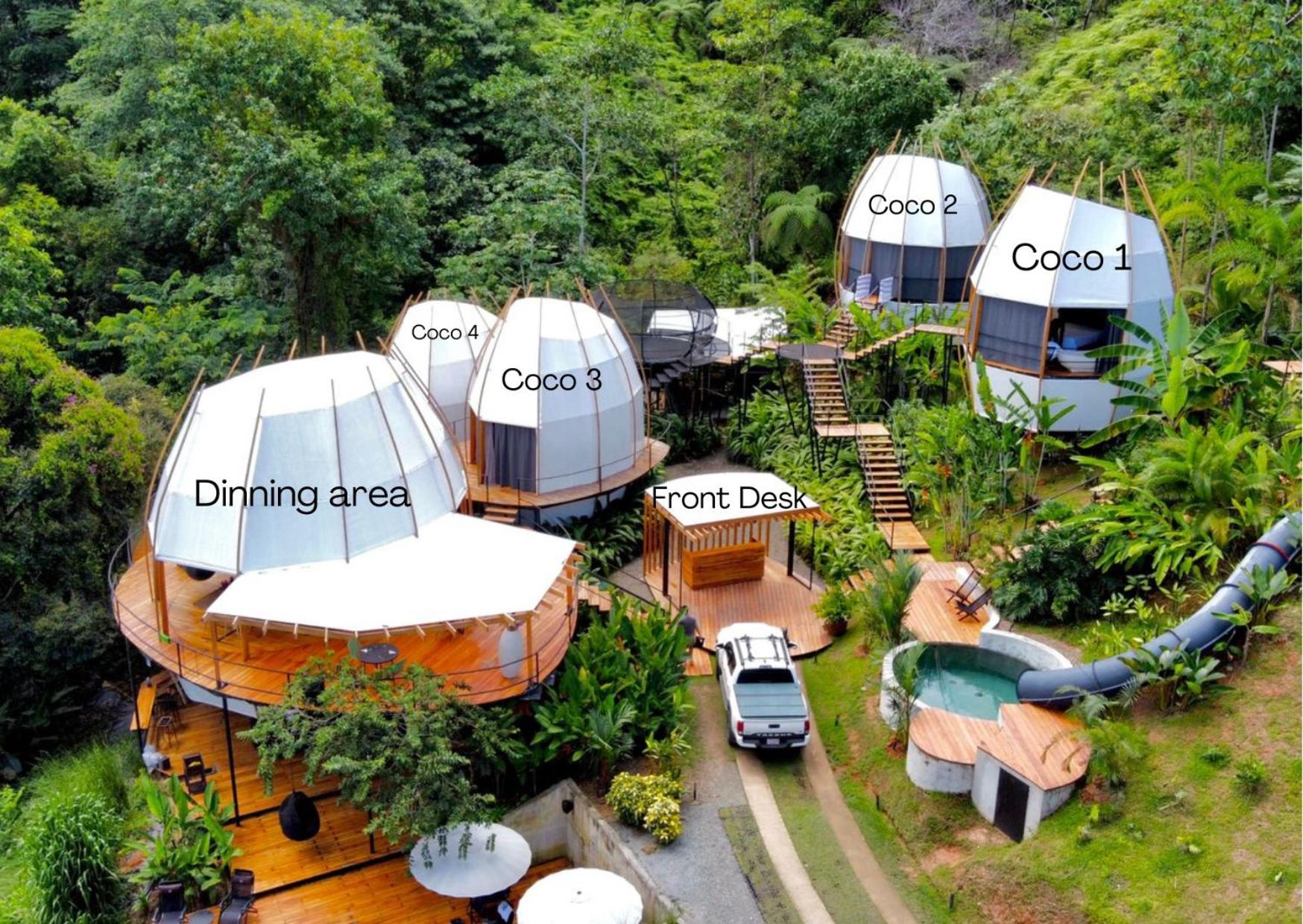 Art Villas Costa Rica, Villas & Glamping Uvita Buitenkant foto